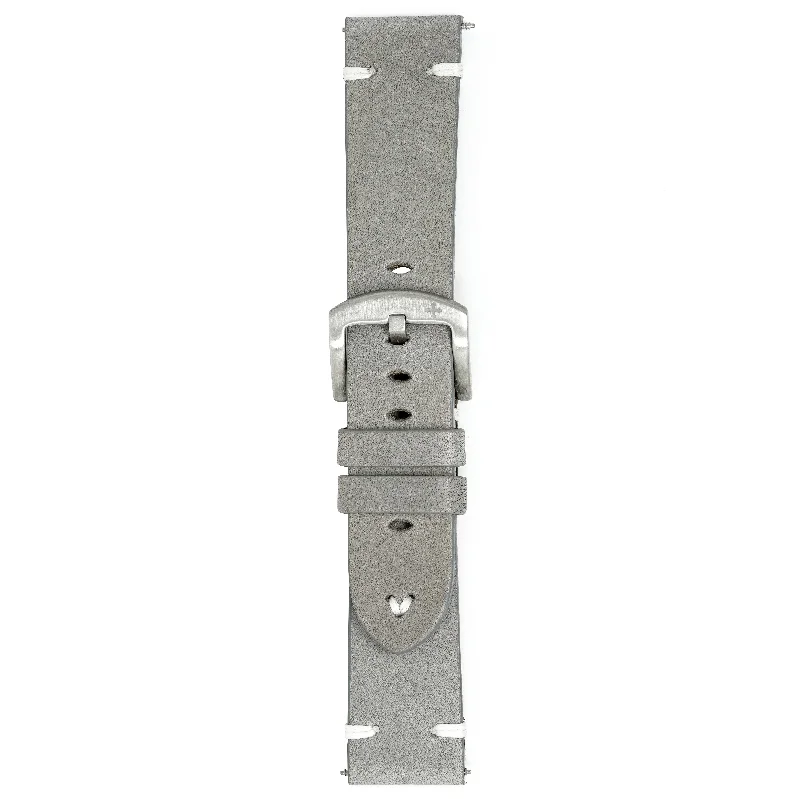 Meccaniche Veneziane Watch Nereide Grey White Leather Strap