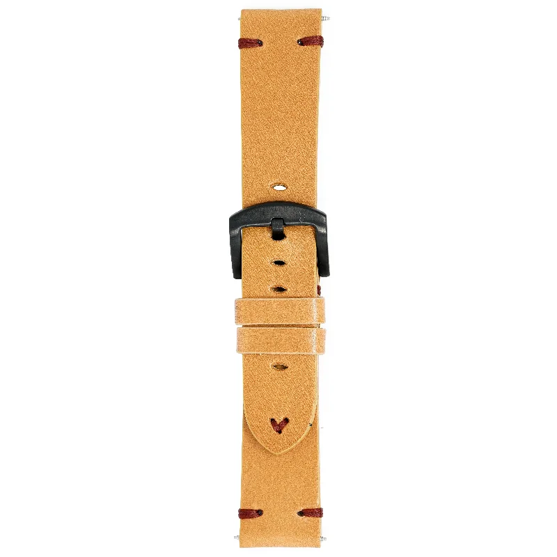 Meccaniche Veneziane Watch Nereide Tan Black Leather Strap