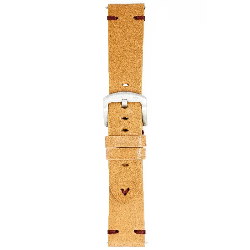 Meccaniche Veneziane Watch Nereide Tan Red Leather Strap