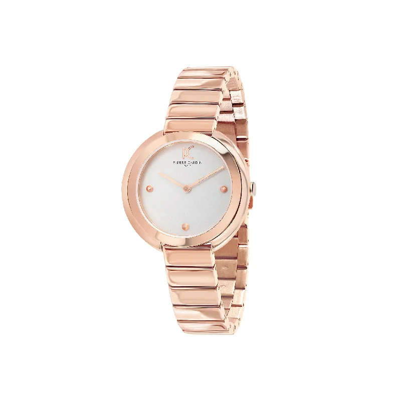 Montmartre Rose Gold Watch with Metal Link Strap