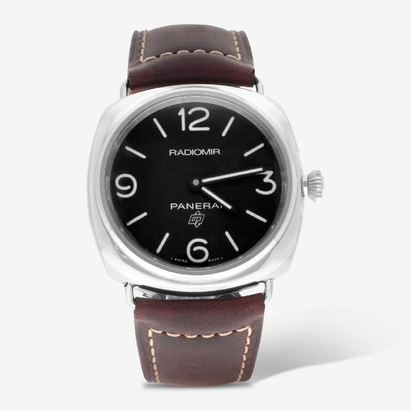 Panerai Radiomir Base Logo Stainless Steel Manual Wind Men's Watch PAM00753