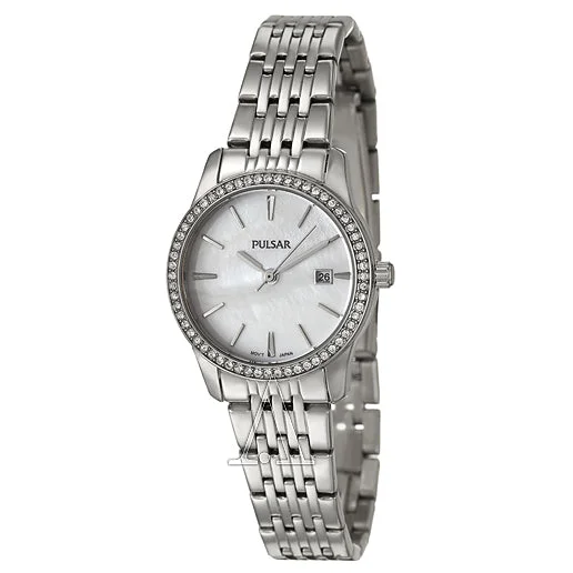 PULSAR Unisex PH7233 Analog Japanese-Quartz Silver Watch