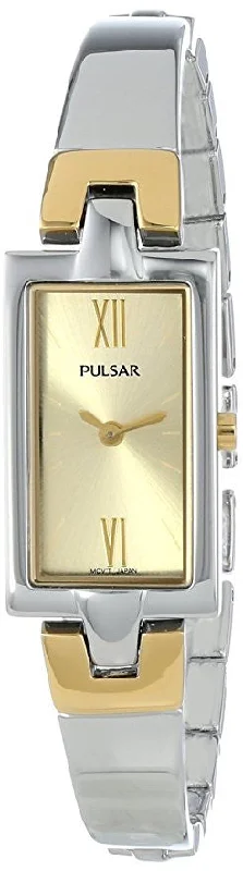 Pulsar Women's PEGG13 Analog Display Japanese Quartz Two Tone Watch