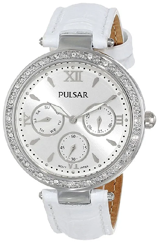 Pulsar Women's PP6115 Analog Display Japanese Quartz White Watch