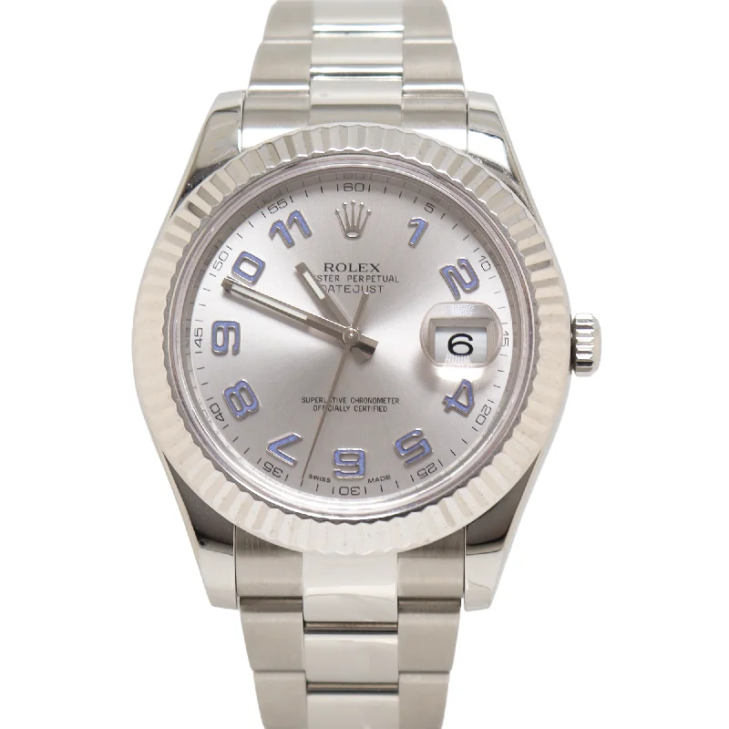 Rolex Datejust 41mm Silver Dial Watch Ref# 116334