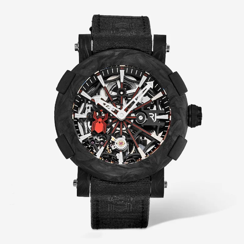 Romain Jerome Arraw Spider-Man Carbon Mechanical Watch Set 1C45S.BBBR.1023.PR.SPM19