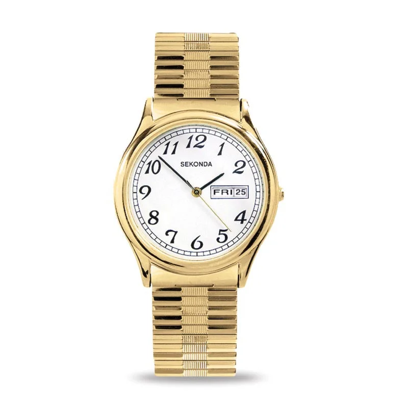 Sekonda Watch Gold Colour Date Expander SK3924