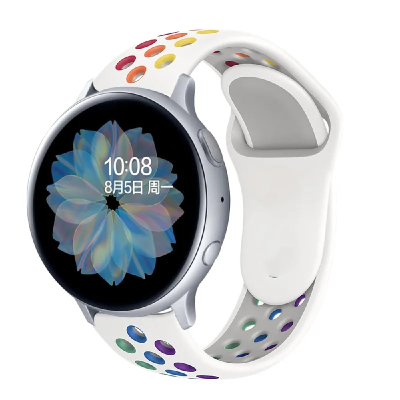 Silicone Sports band for Samsung Galaxy, Huawei, Amazfit and Garmin watch