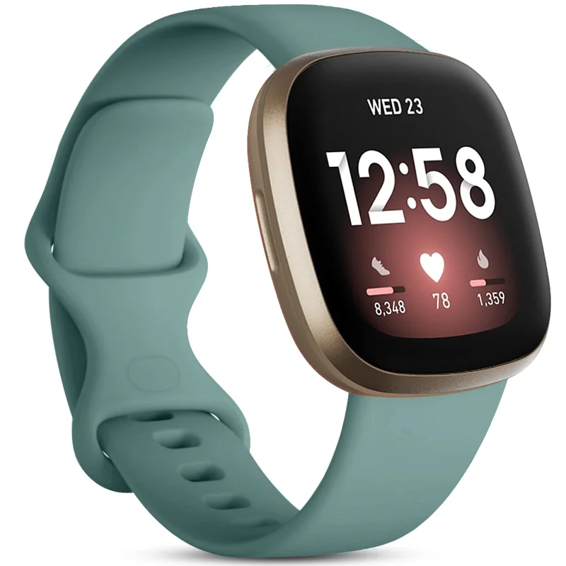 Silicone Strap for Fitbit Versa 4 3 Sense 2