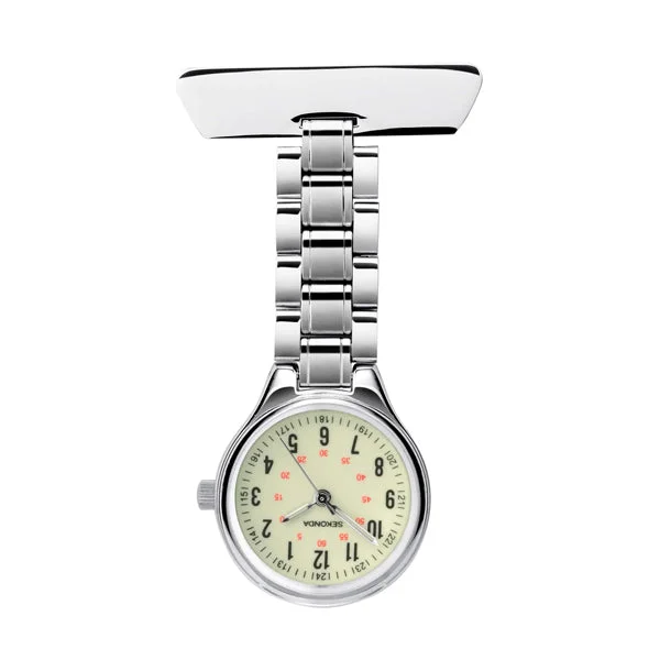 Silver Nurse Pocket Watch