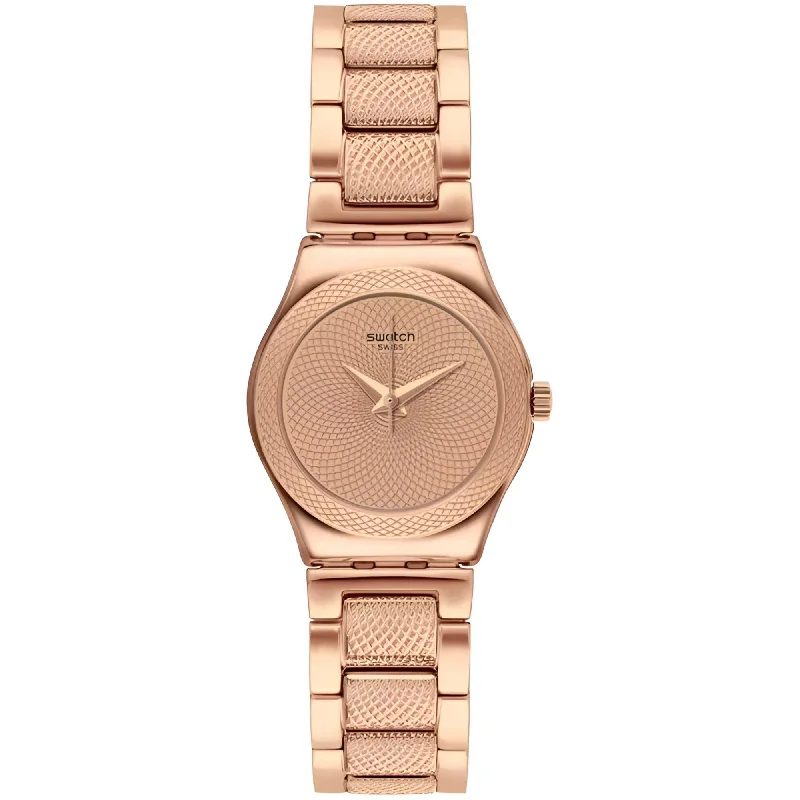 Swatch Women's Watch - Irony Full Rose Swiss Quartz Stainless Steel Bracelet | YSG163G