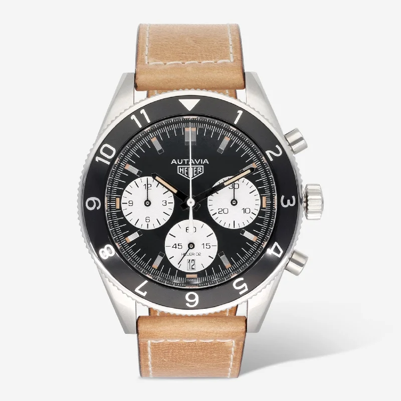 Tag Heuer Autavia Heritage Chronograph Stainless Steel Automatic Men's Watch CBE2110.FC8226