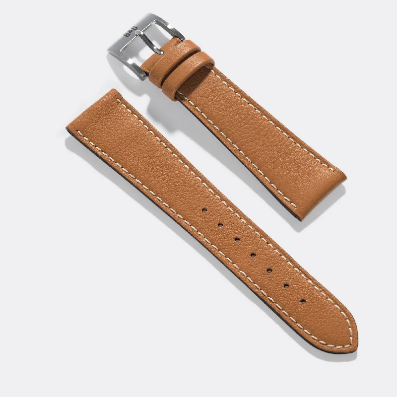 Tawny Brown Leather Watch Strap