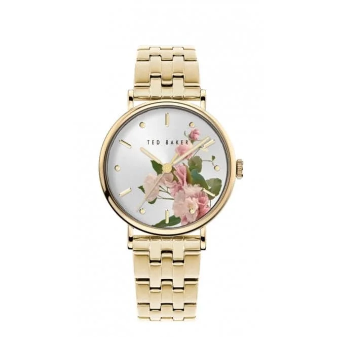 Ted Baker Ladies Gold-Tone Stainless Steel Watch BKPPHF309