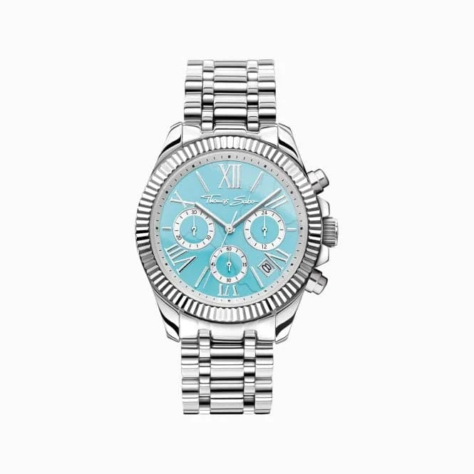 Divine Chrono With Turquoise Dial Watch WA0397-201-201