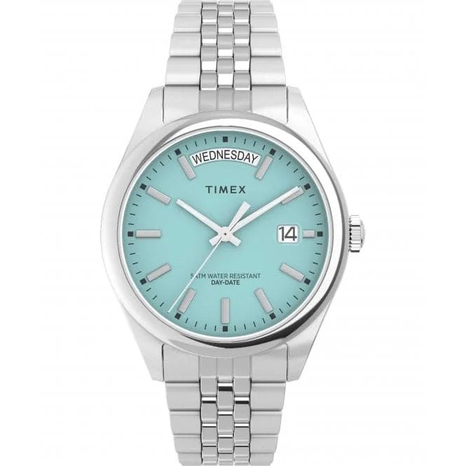 Timex Legacy Day and Date Stainless Steel Bracelet Watch TW2V68400