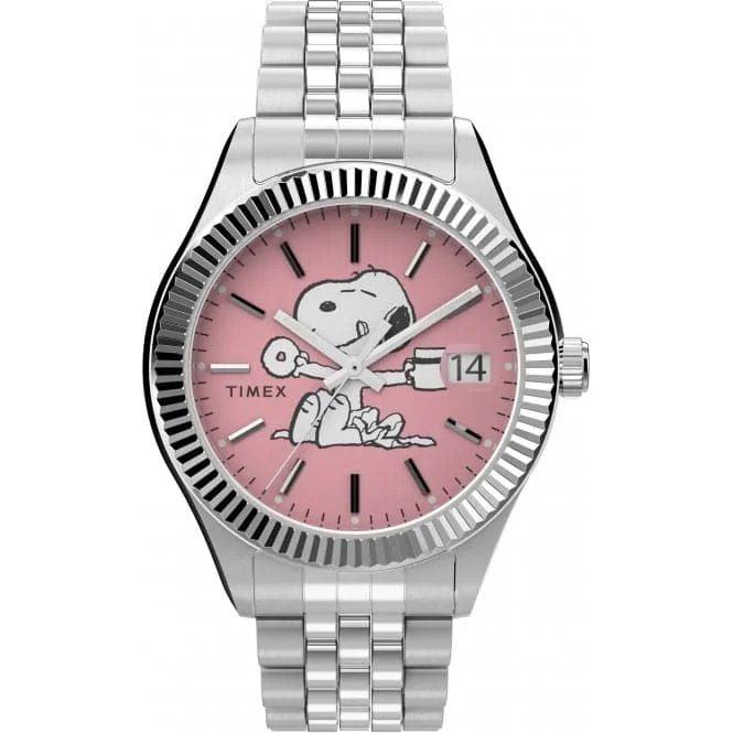 Timex Legacy x Peanuts Stainless Steel Bracelet Watch TW2V47400