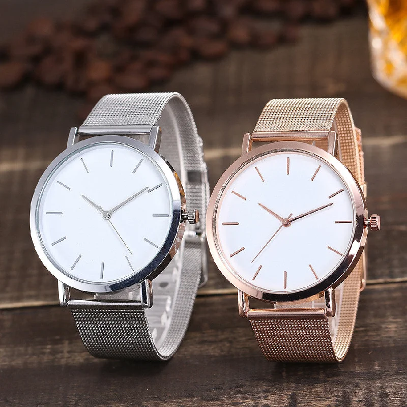 Vansvar Gold Sliver Mesh Stainless Steel Watches Women Top Brand Luxury Casual Clock Ladies Wrist Watch Relogio Feminino Gift