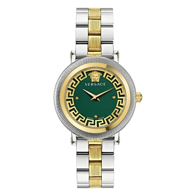 Versace Ladies Coin Edge Stainless Steel Watch VE7F00523