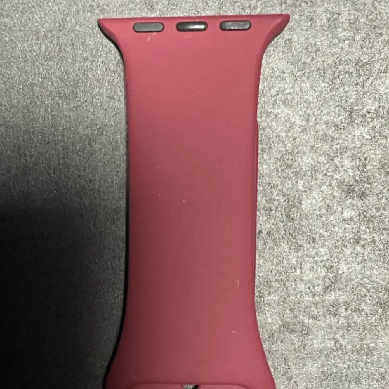 Wine Red Silicone strap for Apple Watch