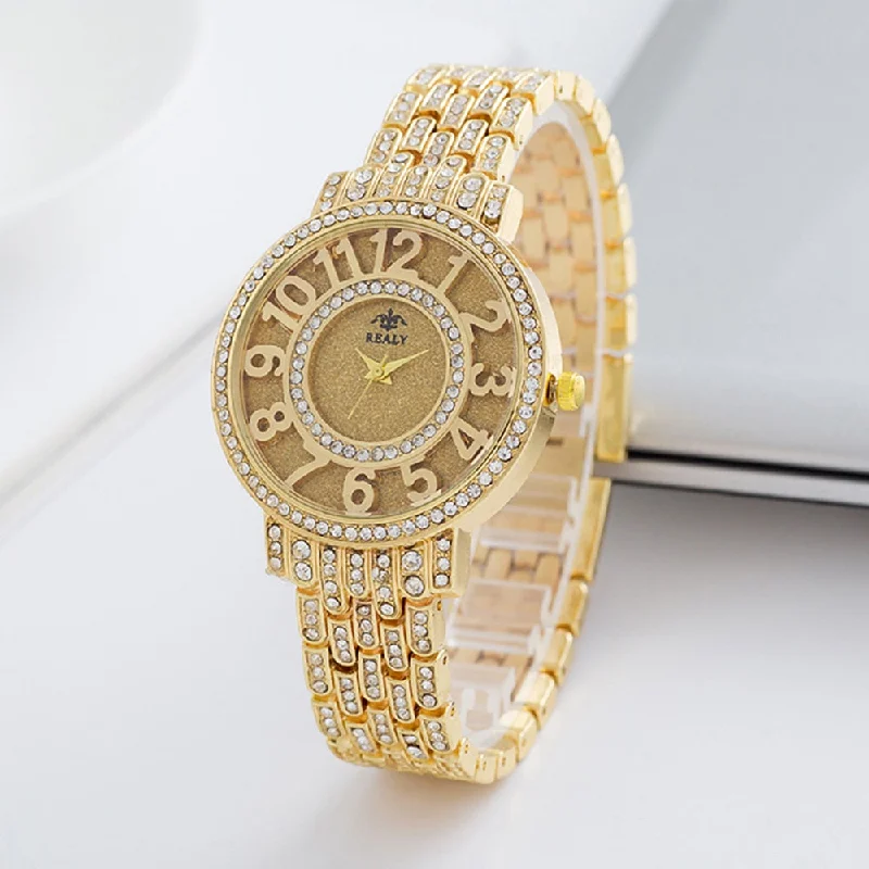 Women Watch Woman 2020 Luxury Brand Gold Clock Lady Wrist Watches Crystal Female Ladies Quartz Watch Fashion Women's Wristwatch