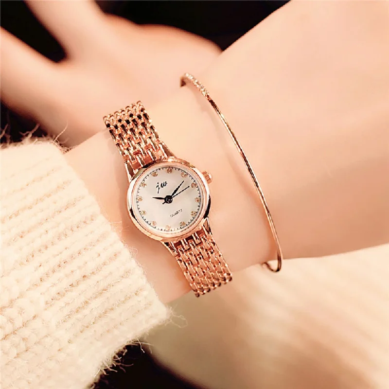 Women Watches Women Quartz Analog Wrist Small Dial Delicate Watch Luxury Business Watches Rose Gold Dropshipping